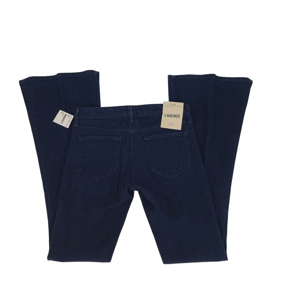 L’Agence Revolve Elysee Low Rise Flare Jeans Indigo Size 26 - Picture 8 of 8